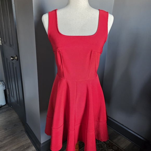 Lulus Dresses & Skirts - Lulu's Home Before Dalylight Red Skater Dress Size M